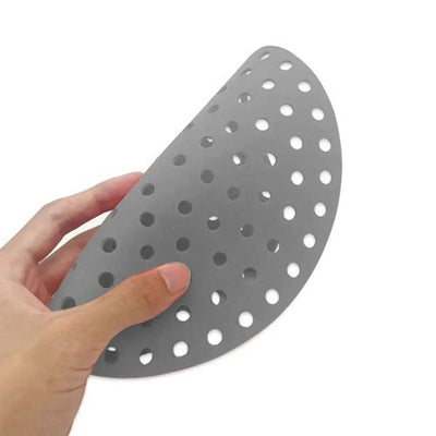 Forro de Silicone para Air Fryer Redonda Cinza Mimo Style
