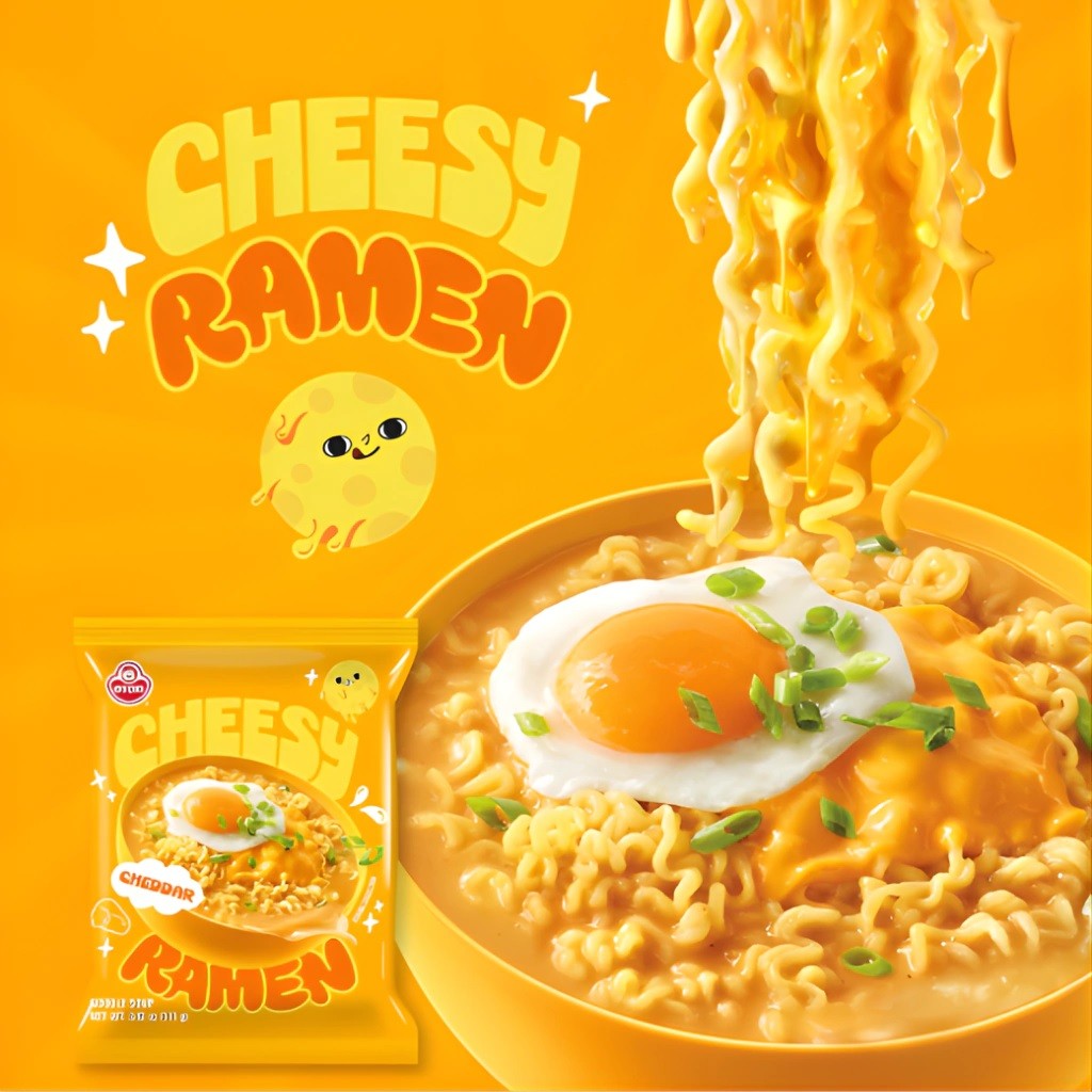 Macarrão Instantâneo Ramen Queijo Cheddar 111g Otoki