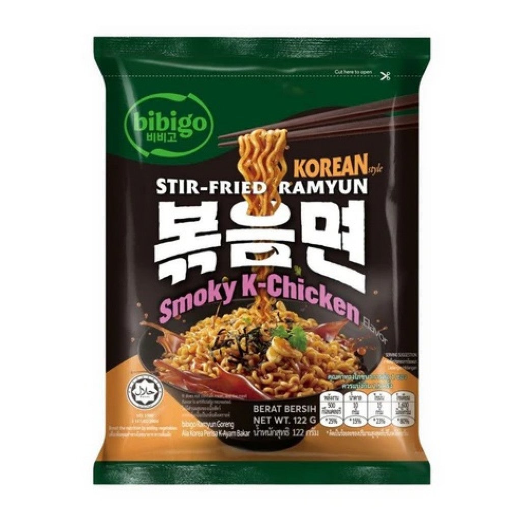 Macarrão Instantâneo Sabor Frango Defumado 122g Bibigo