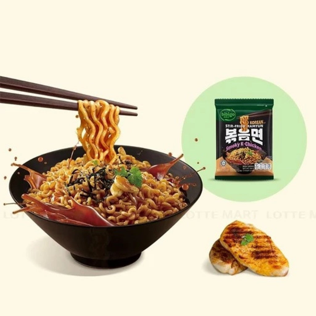 Macarrão Instantâneo Sabor Frango Defumado 122g Bibigo