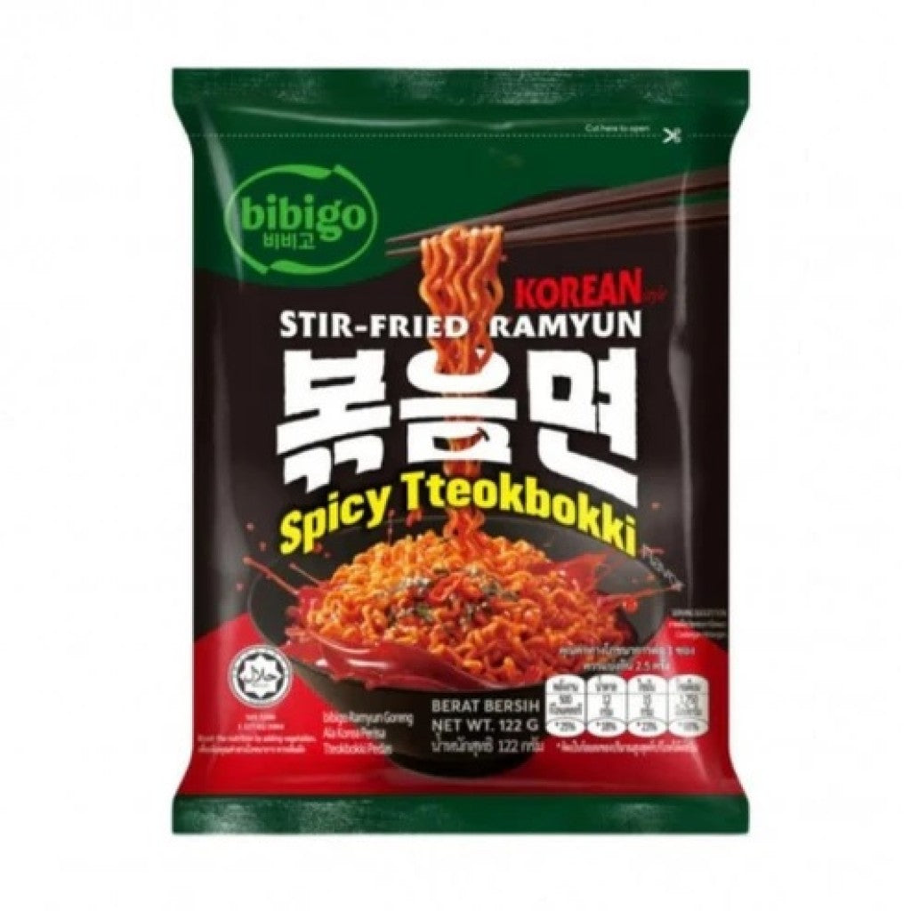 Macarrão Instantâneo Sabor Tteokbokki Apimentado 122g Bibigo