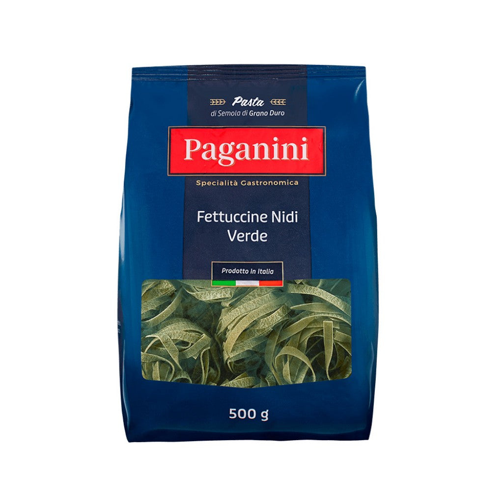 Macarrão Fettuccine Nidi Verde Special 500g Paganini