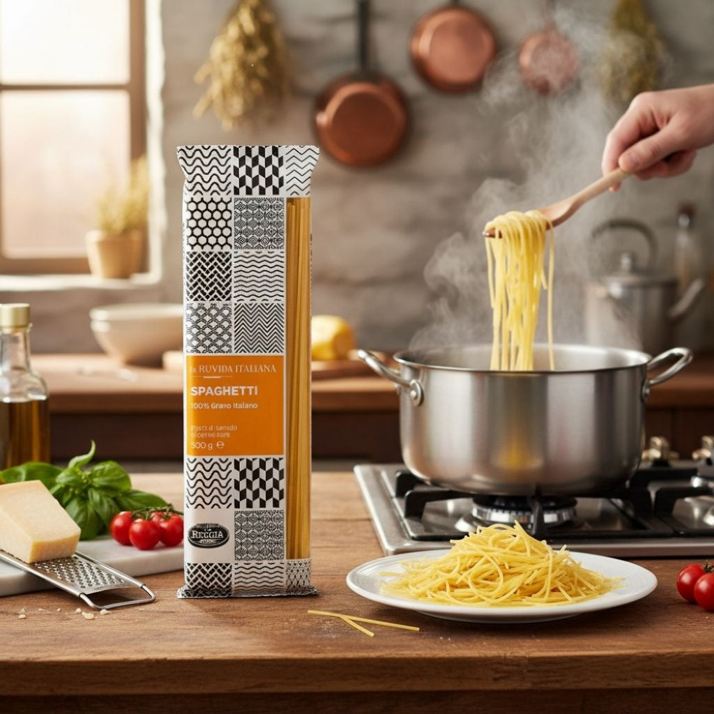 Macarrão Grão Duro Tipo Spaghetti La Ruvida 500g Pasta Reggia