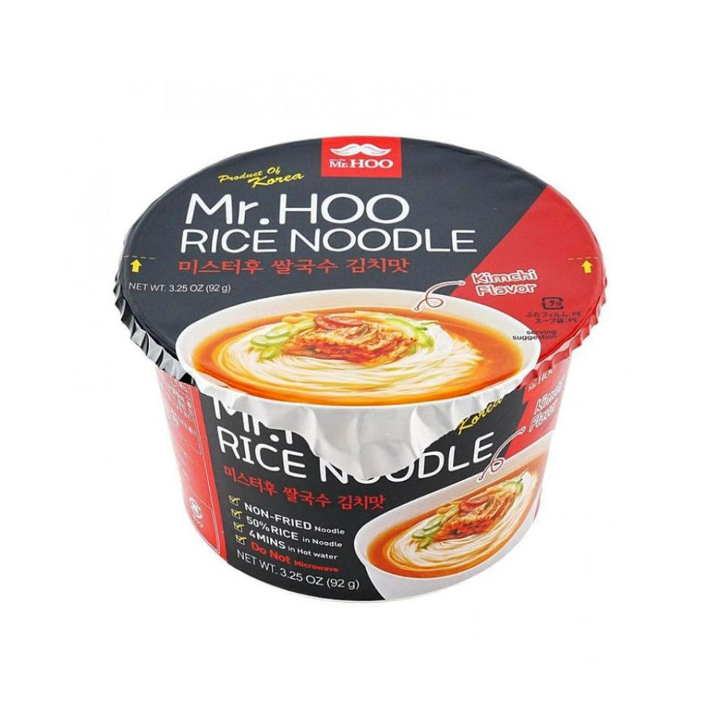Macarrão Instantâneo de Arroz Sabor Kimchi 92g MR. Hoo