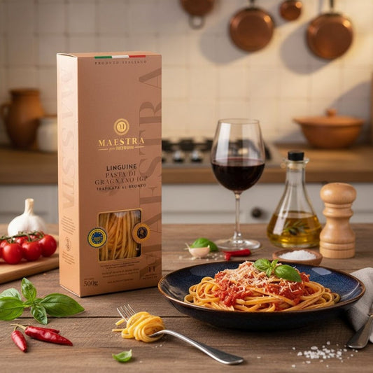 Massa Linguine Gragnano Maestra 500g La Pastina