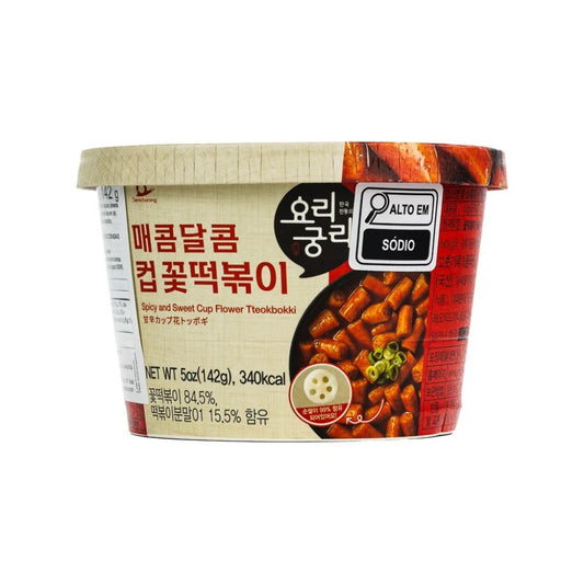 Tteokbokki Coreano Spicy Sweet Semchorong Cup 142g