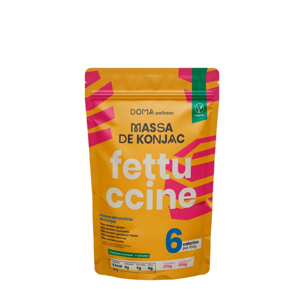 Massa de Shiratake Konjac Fettuccine 270g Doma