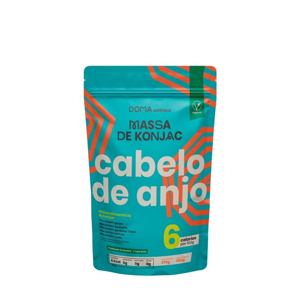 Massa de Shiratake Konjac Cabelo de Anjo 270g Doma VENC. 05/07/2026