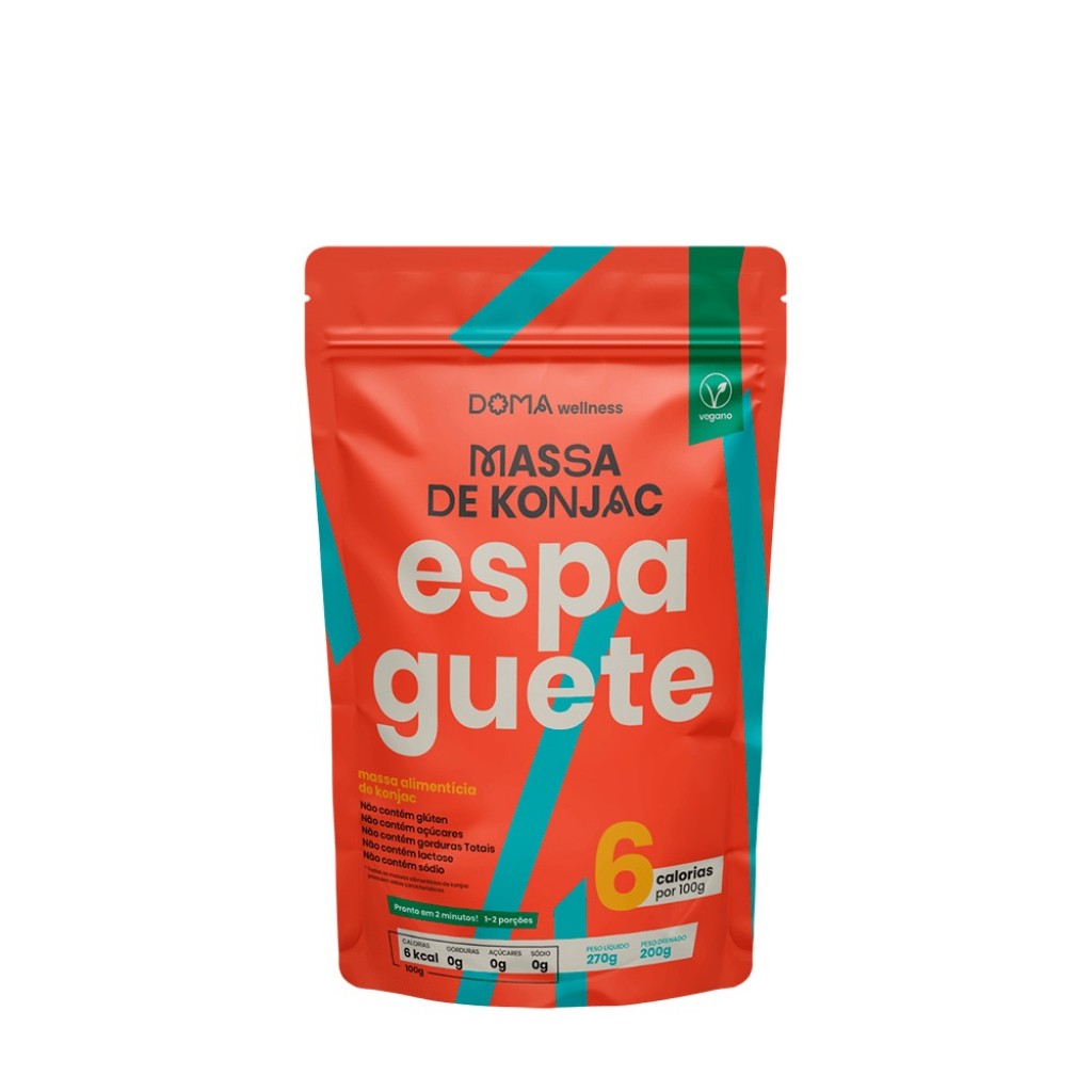 Massa de Shirataki Konjac Espaguete 270g Doma