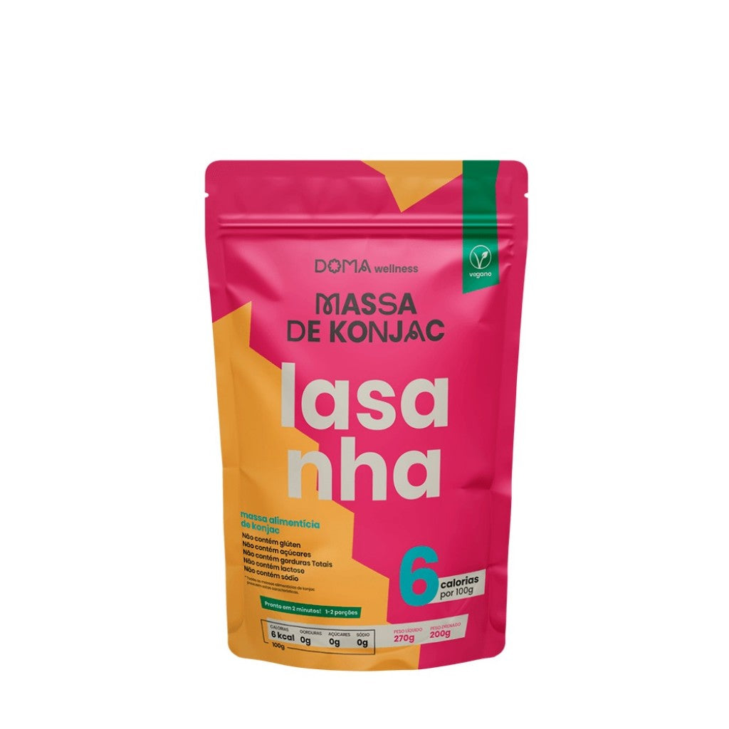 Massa de Shirataki Konjac Lasanha 270g Doma