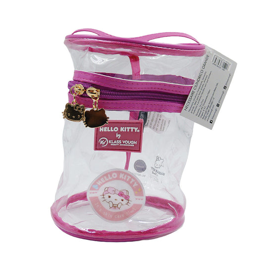 NECESSAIRE CILINDRICA GRANDE HELLO KITTY 14X21CM KCHK-06LR  KLASS VOUGH