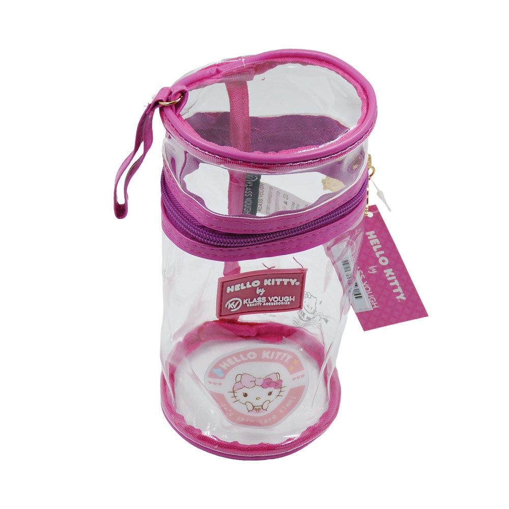 NECESSAIRE CILINDRICA PEQUENA HELLO KITTY 10X21CM KCHK-06SR KLASS VOUGH