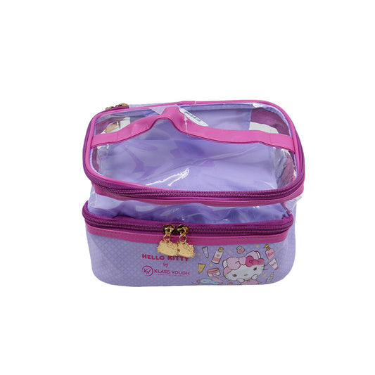 NECESSAIRE LILAS HELLO KITTY 16,5X23X16,5CM KCHK-01L KLASS VOUGH