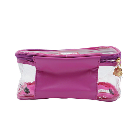 NECESSAIRE RETANGULAR PINK HELLO KITTY 21X14X11CM KCHK-07 KLASS VOUGH