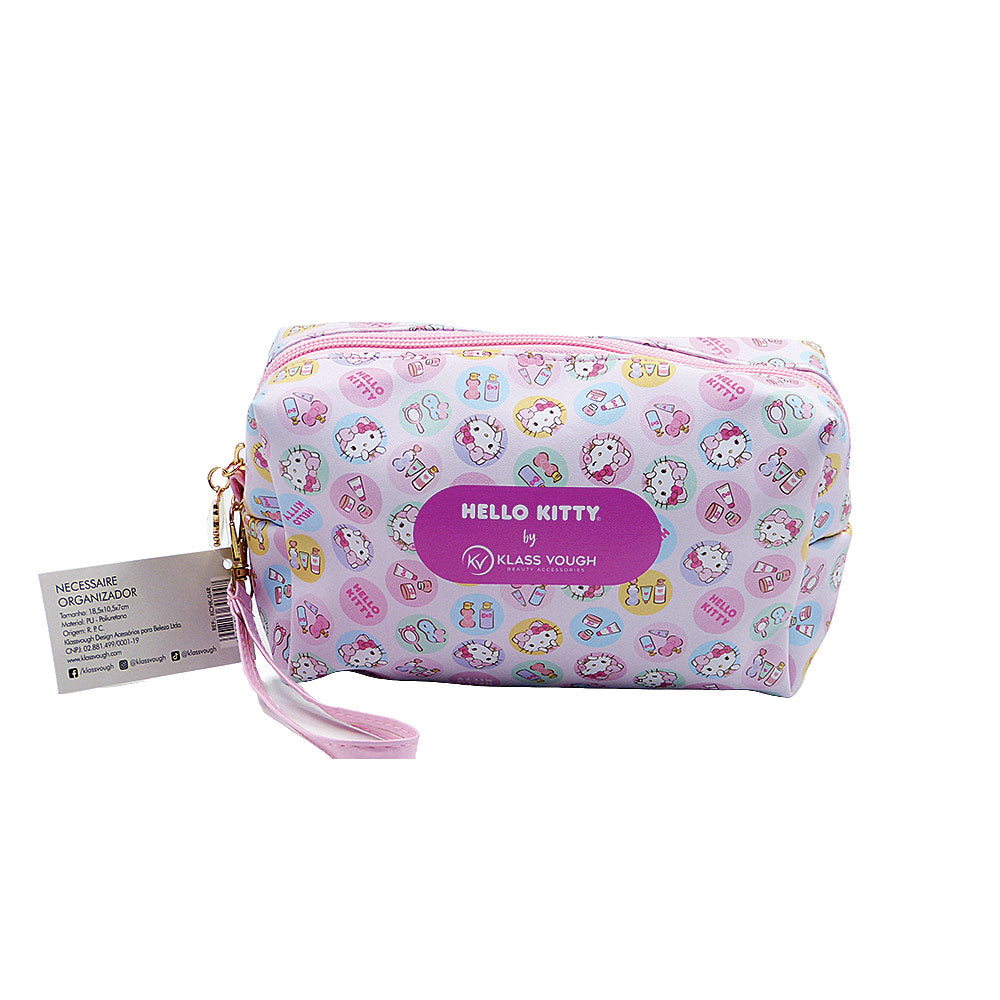 NECESSAIRE ROSA HELLO KITTY 18,5X10,5X7CM KCHK-04R KLASS VOUGH