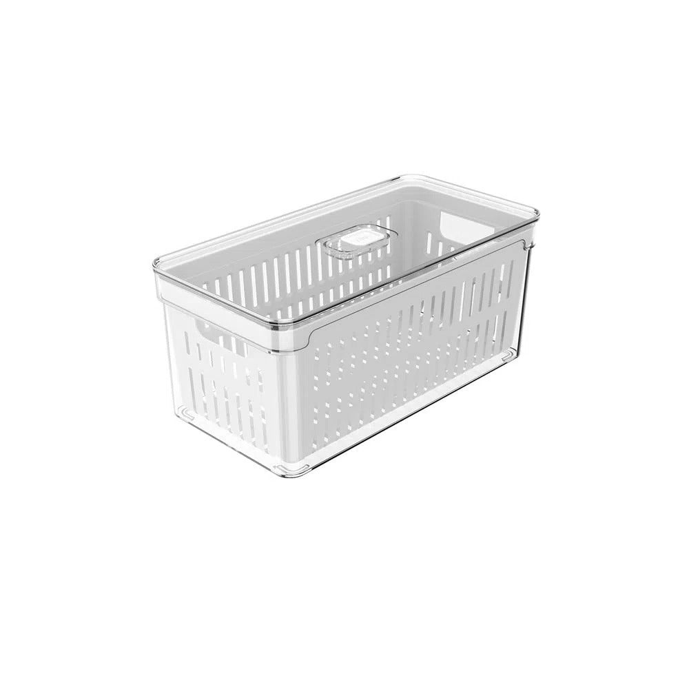 Organizador Clear Fresh Com Cesto 5L Ou