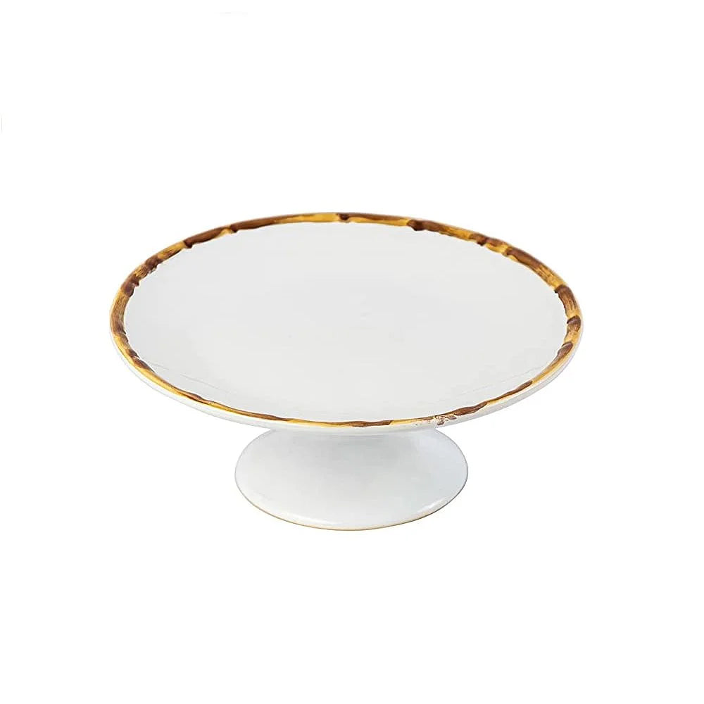 PRATO BOLO C/PE BAMBU 11X28CM SCALLA