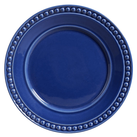 PRATO RASO ATENAS NAVY AZUL 26CM PORTO BRASIL
