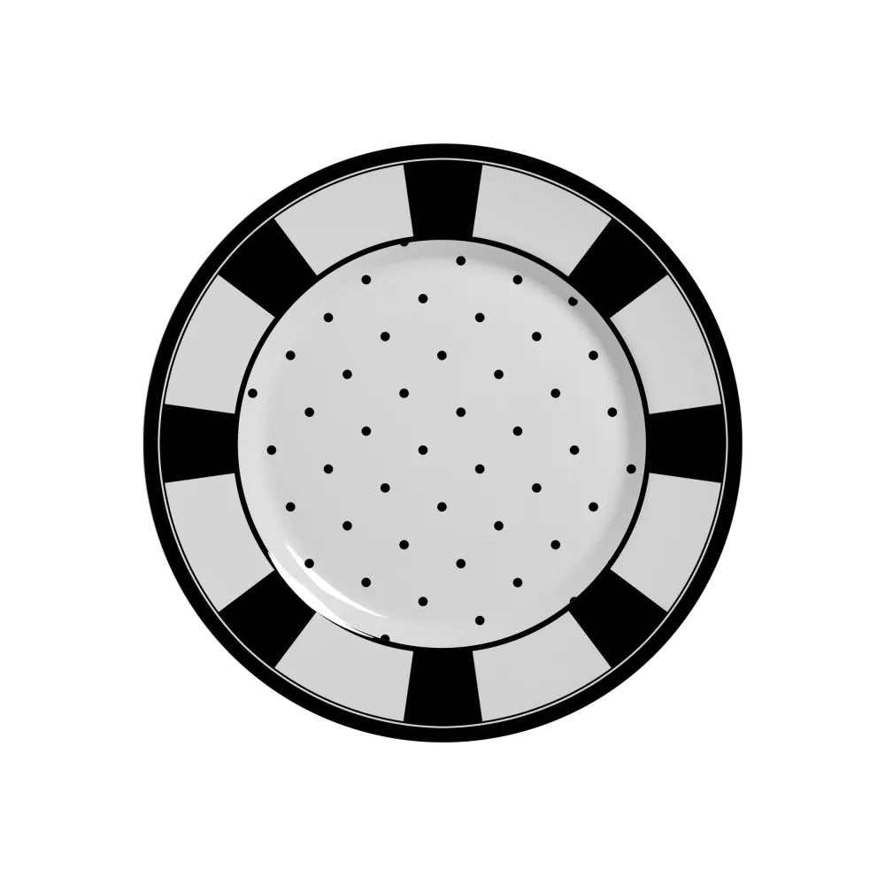 Conjunto de 6 Pratos de Sobremesa Petit Pois 19,5cm Alleanza