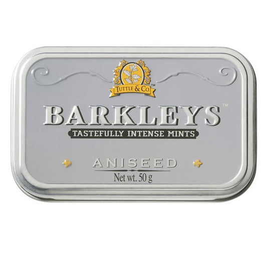 Pastilha Barkleys Aniseed 50g - Sabor Anis Importada