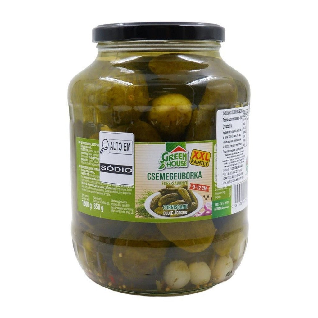 Pepino Suave em Conserva 1600g Greenhouse