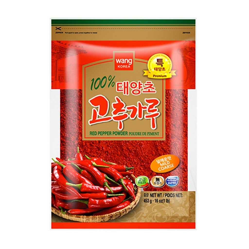 Pimenta em Pó Grossa Gochugaru 453g Wang