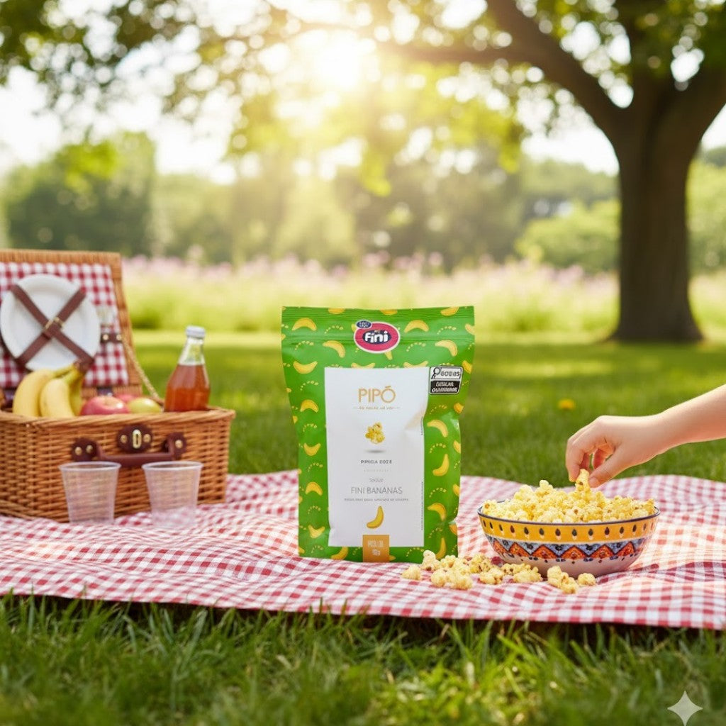 Pipoca Doce sabor Fini Bananas 80g Pipó