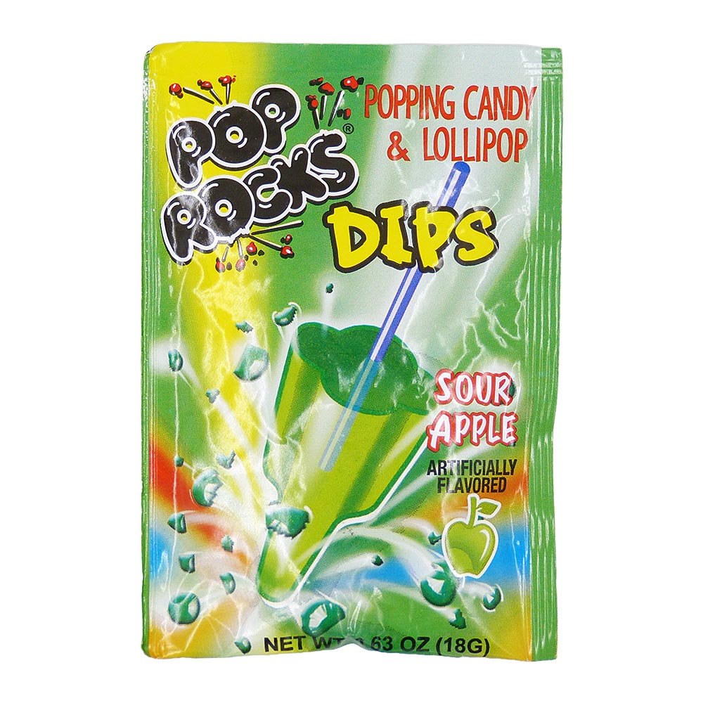 Pirulito Explosivo de Maçã Verde 18g