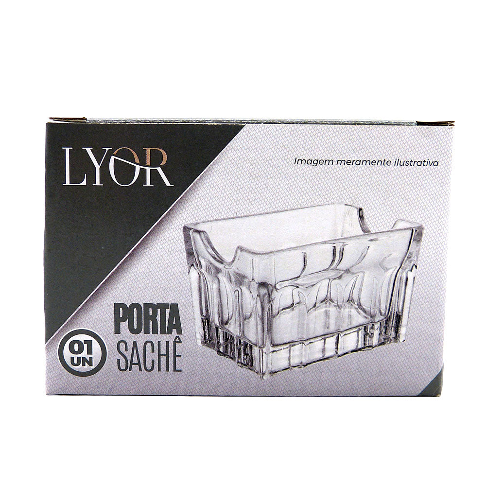 Porta Sache de Vidro Faces 6,5x5cm