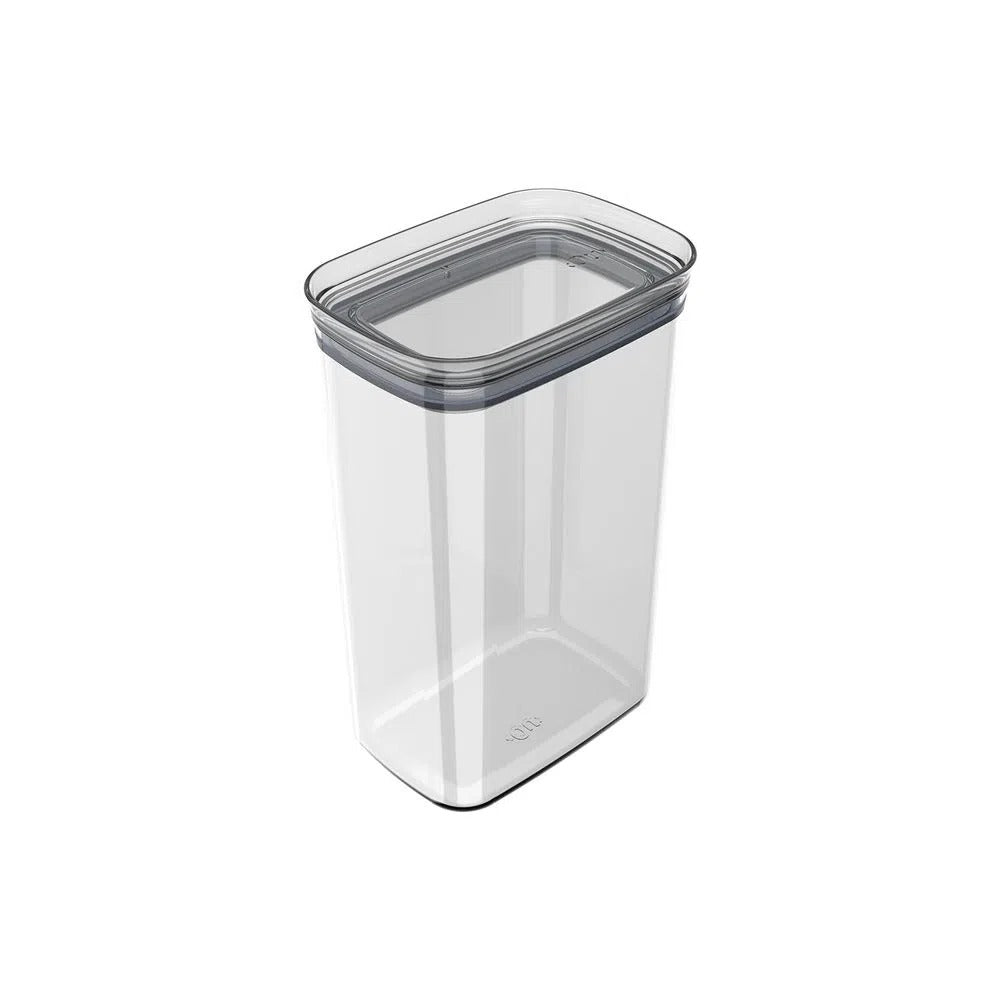 Pote Hermetico Acrilico Retangular 2,3L Ou