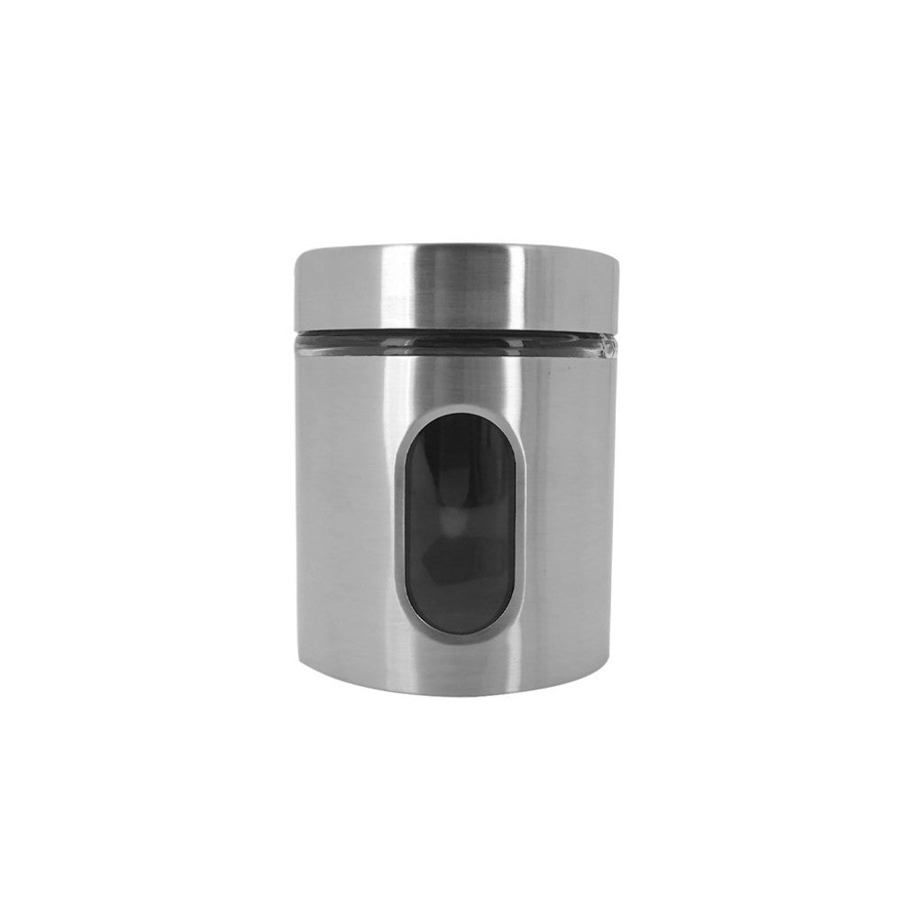 Pote Inox com Visor Vidro 630ml Mimo Style