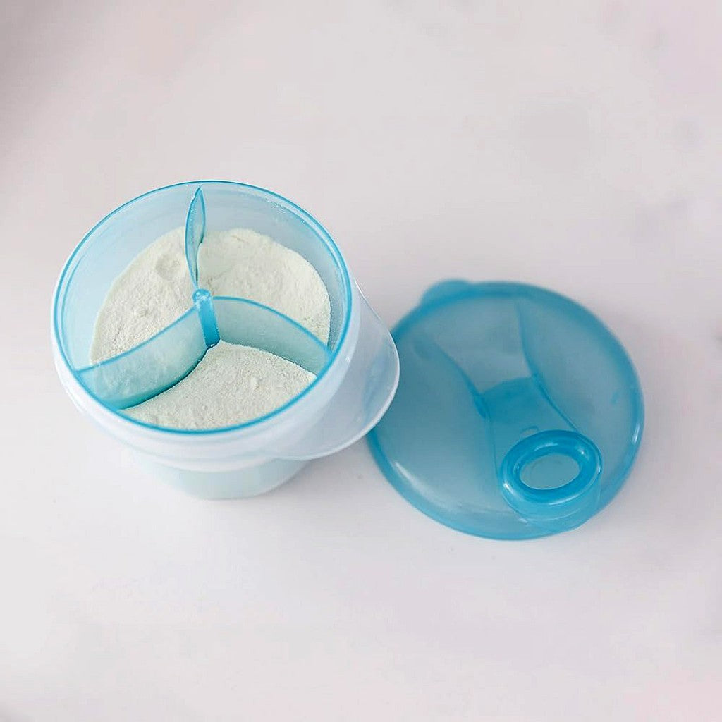 Pote para Leite em Pó Azul 300ml Buba