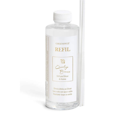 Refil Difusor Quartzo Branco 300ml Greenswet