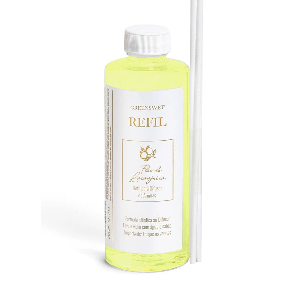 Refil para Difusor de Aromas Flor de Laranjeira 300ml Greenswet