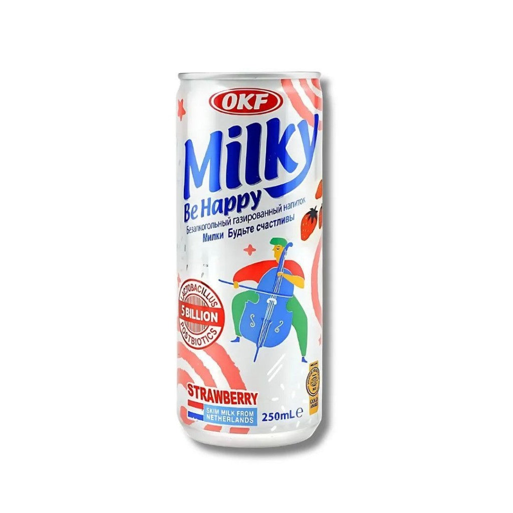 Refresco Milky Be Happy Morango 250ml Okf