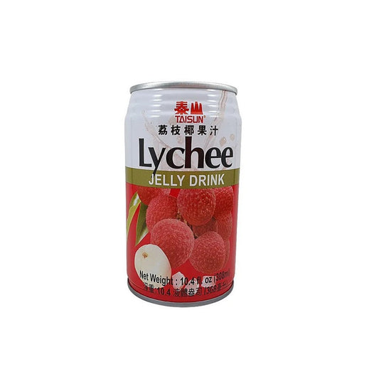 Refresco de Lichia com Gelatina de Nata de Coco Lychee Jelly Drink 308ml Taisun