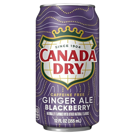 Refrigerante Blackberry Ginger Ale 355ml Canada Dry