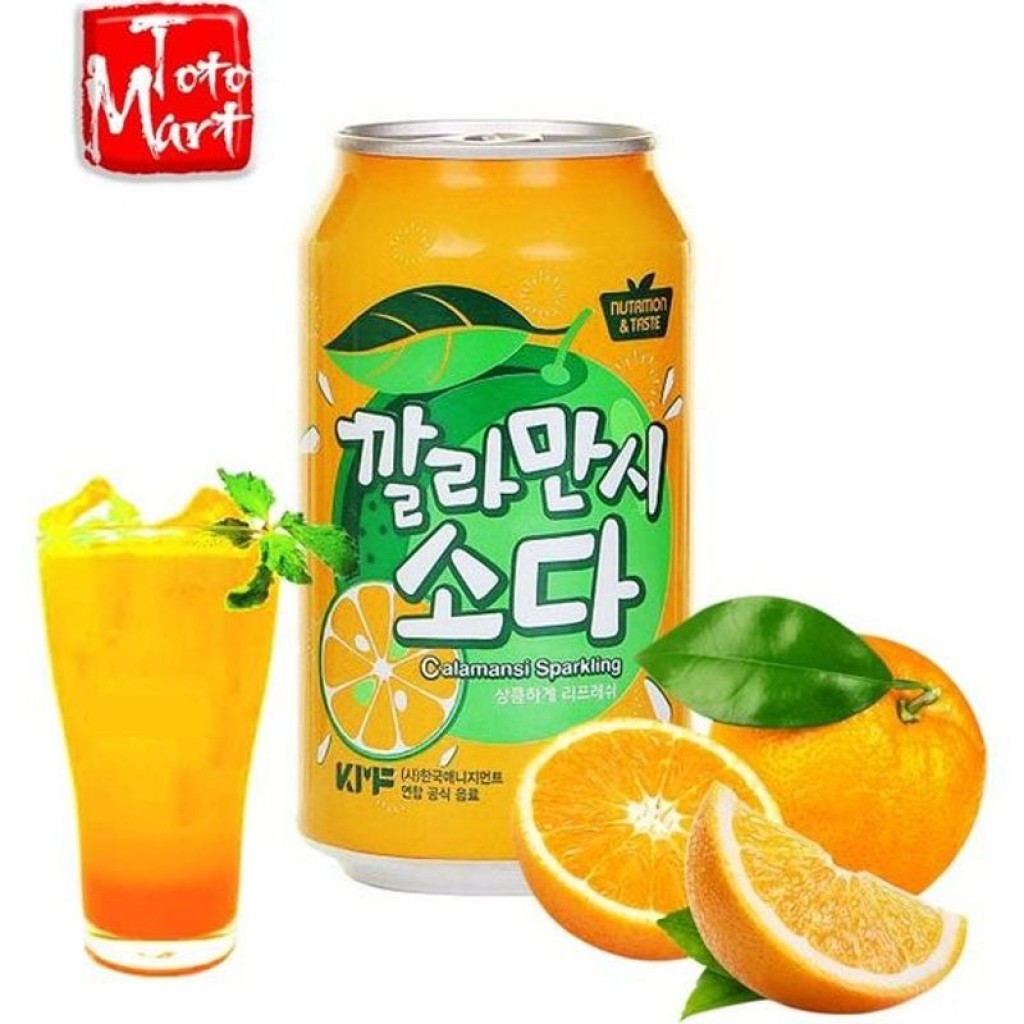 Refrigerante Coreano Lima Calamansi 350ml Bohae