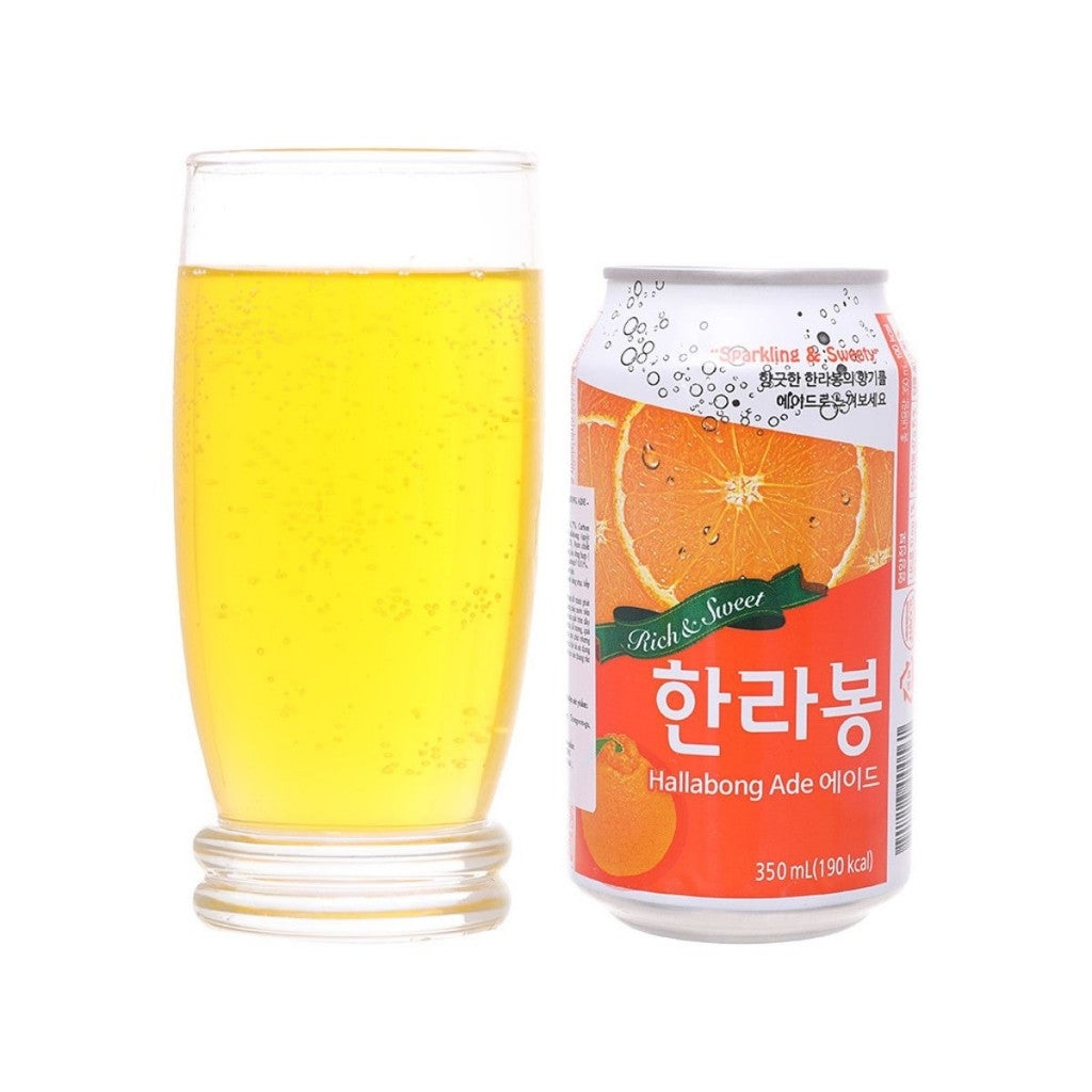 Refrigerante Coreano de Jeju Ponkan 350ml Ilhawa