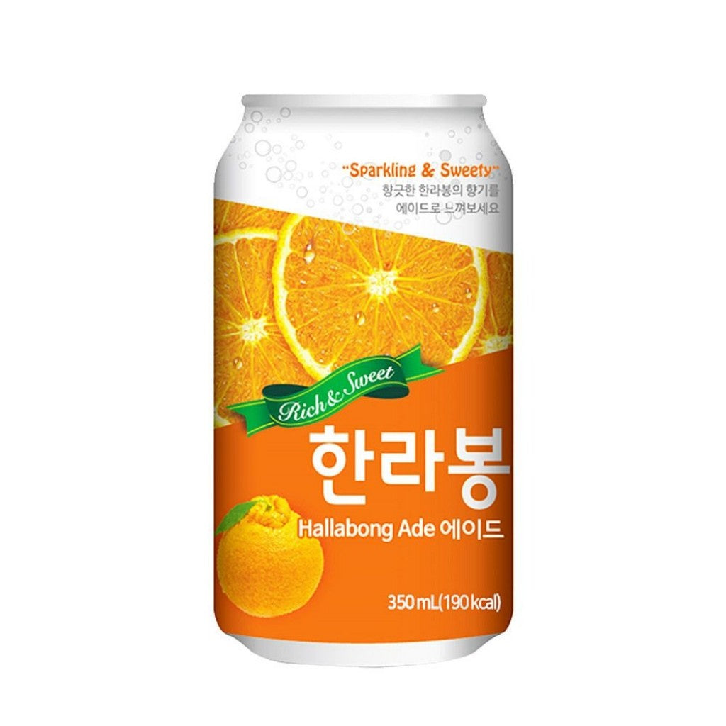 Refrigerante Coreano de Jeju Ponkan 350ml Ilhawa