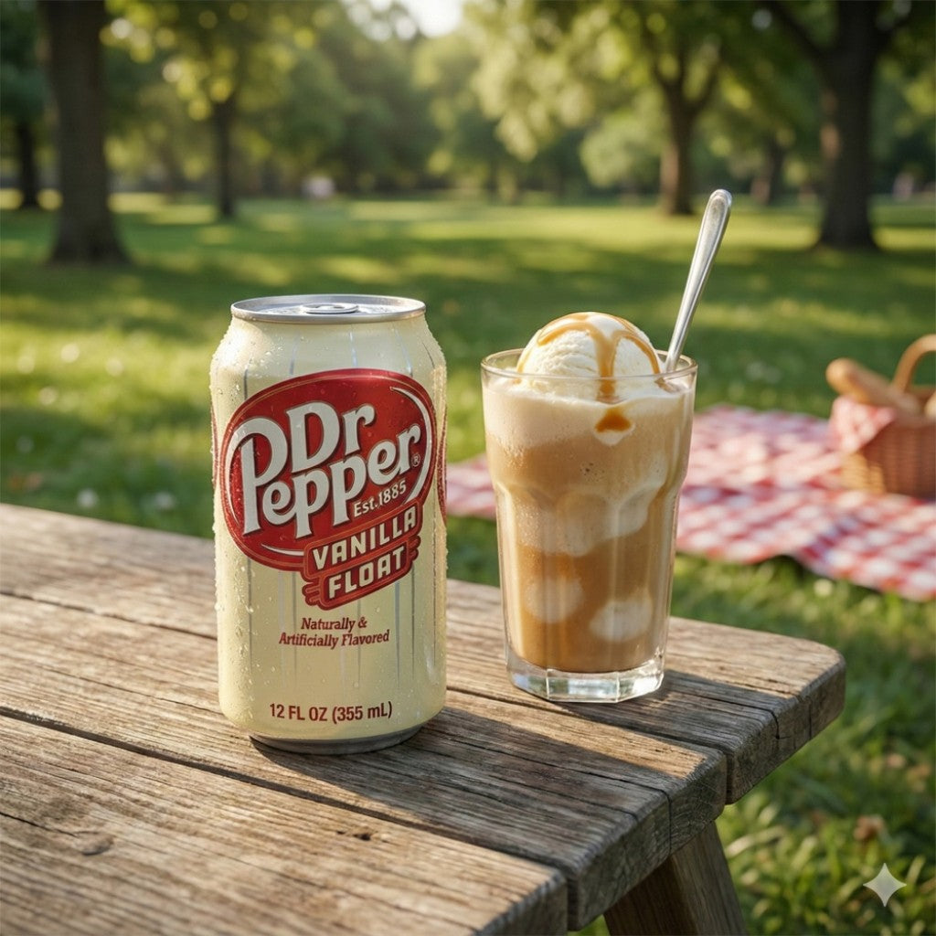 Refrigerante Dr Pepper Vanilla Float 355ml