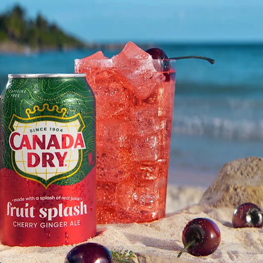 Refrigerante Fruit Splash Cherry Ginger Ale 355ml Canada Dry