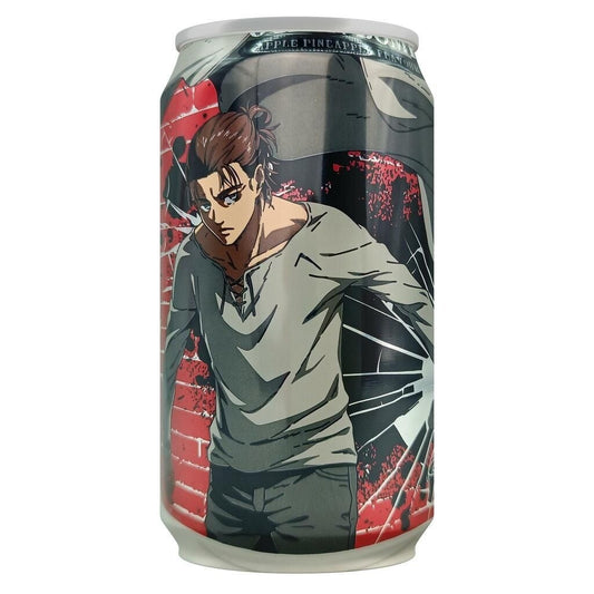 Refrigerante Sabor Maçã com Abacaxi Soda 330ml Ocean Bomb