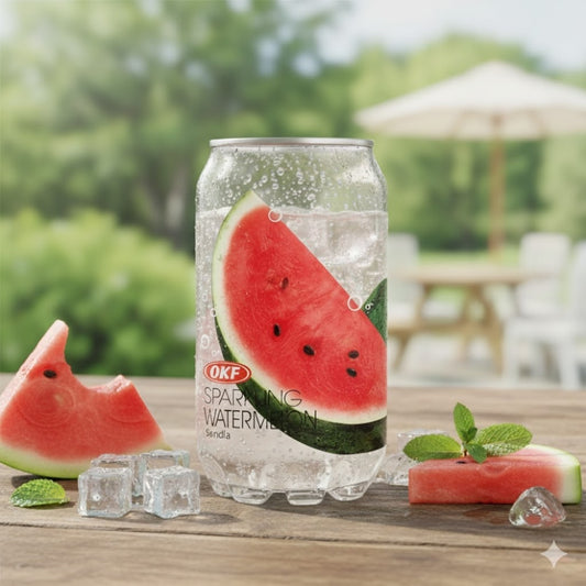 Refrigerante Sparkling Sabor Melancia 350ml OKF