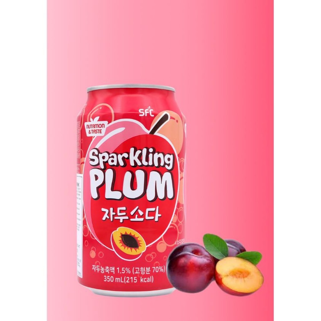 Refrigerante de Ameixa Sparkling Plum 350ml Sfcbio