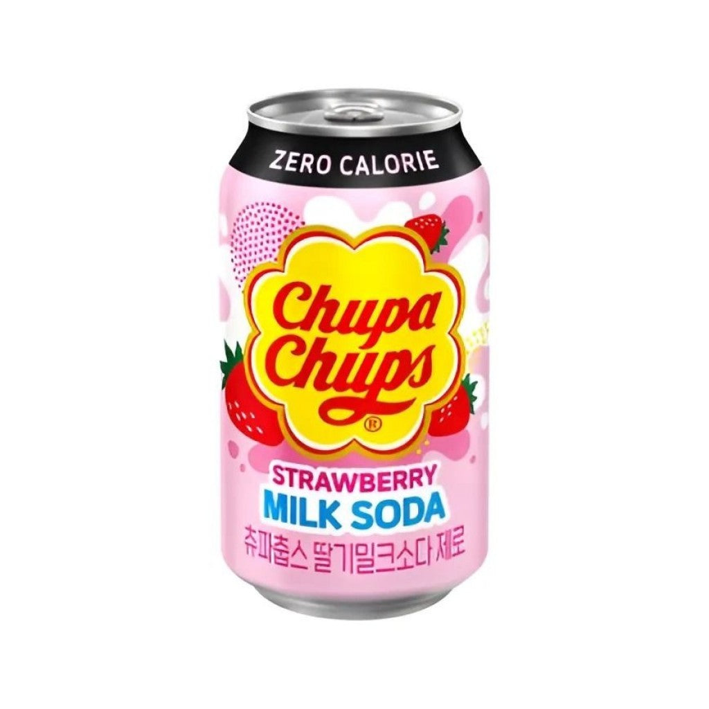 Refrigerante sabor Morango Zero 345ml Chupa Chups