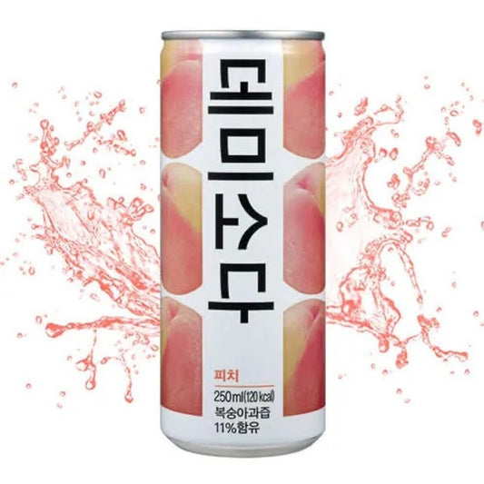 Refrigerante sabor Pêssego Lata 250ml Demi Soda