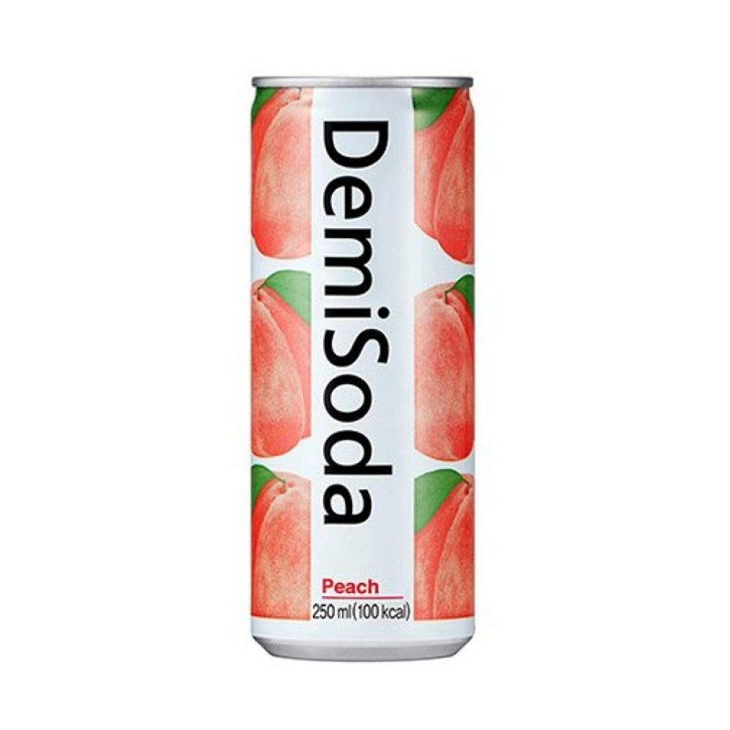 Refrigerante sabor Pêssego Lata 250ml Demi Soda