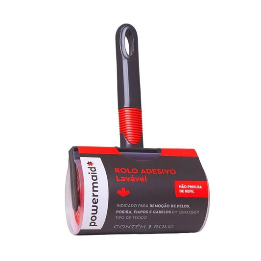 Rolo Adesivo Lavável para Remoção de Pelos Powermaid