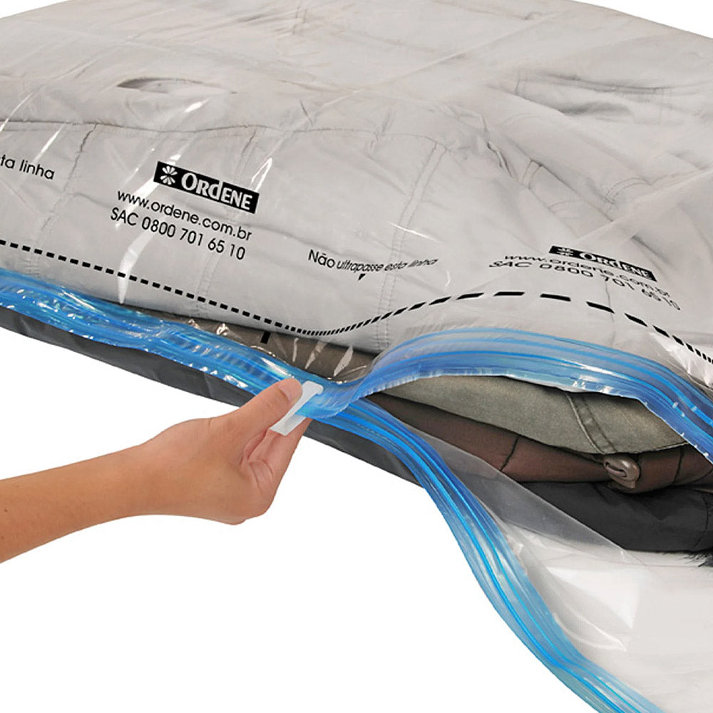 Saco a Vácuo Impermeável e reutilizável 70x120cm Ordene